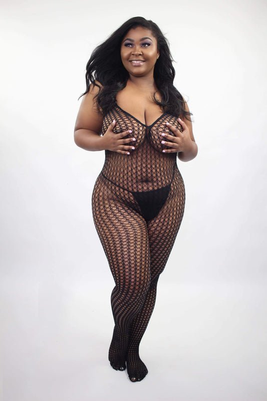 Crochet Net Body stocking