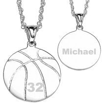 Basketball Necklace