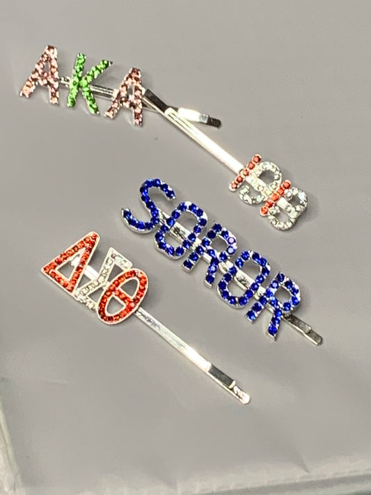 Sorority Hair Pins